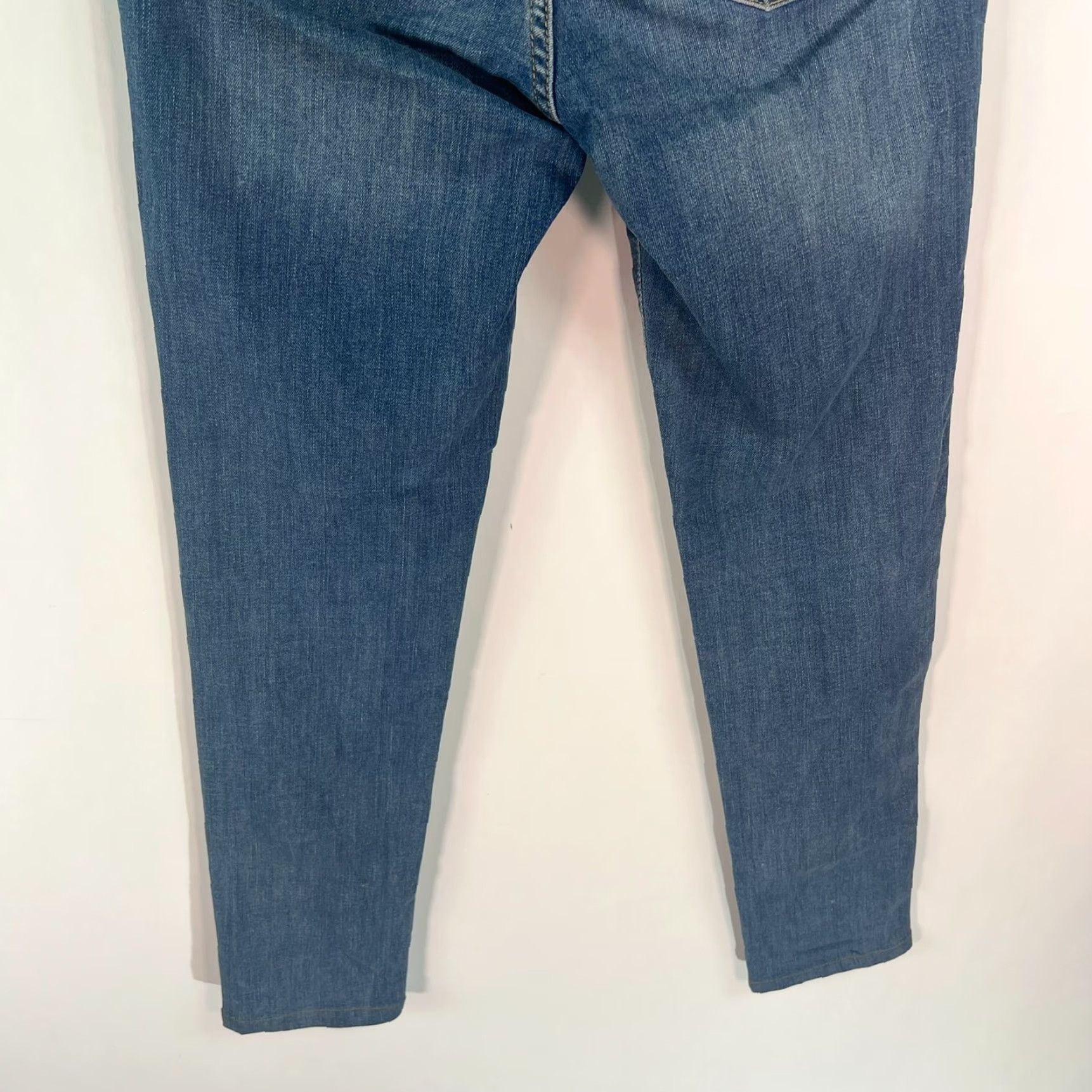Gap Gap Womens Super Skinny Straight Leg Premium Blue Denim Jeans Size 4/27 28X27 Size 27" / US 4 / IT 40 - 7 Thumbnail