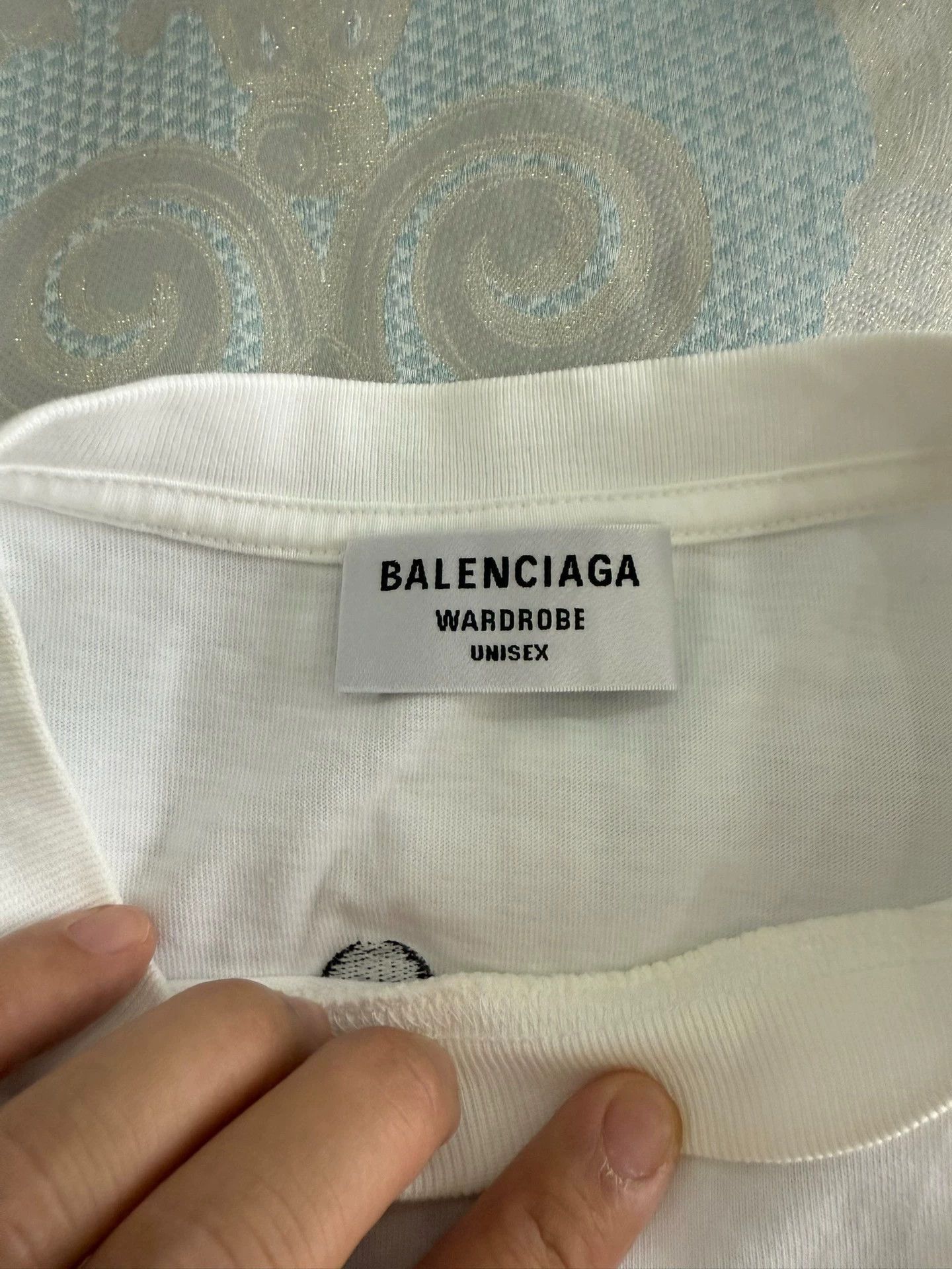 Balenciaga Balenciaga OS T - shirt Demon Smile F/B Embro XS(L) Size XS / US 0-2 / IT 36-38 - 4 Thumbnail