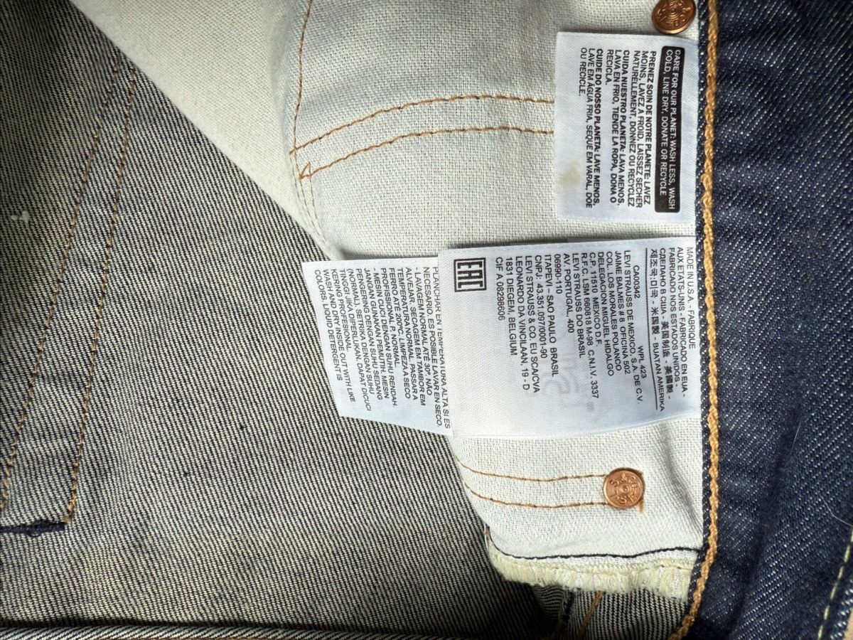 Levi's Levi's 511 Made in USA Cone Mills Selvedge W31 L32 Size US 31 - 6 Thumbnail