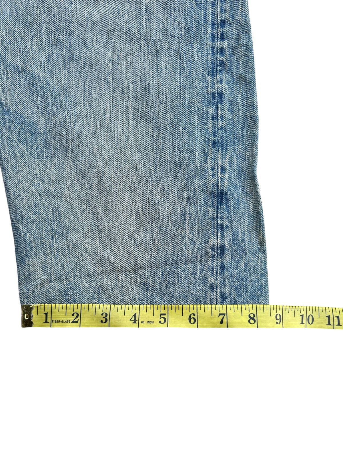 Kapital × Sugar Cane × Vintage Vintage Sugar Cane Selvedge Distressed Short Denim Jeans Size US 28 / EU 44 - 13 Thumbnail