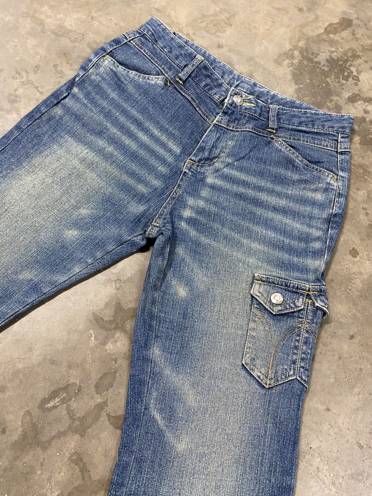 If Six Was Nine × Jean × Tornado Mart Flare Jeans Jouer Aux Pure Lady Swarovski Flared @205 Size 27" / US 4 / IT 40 - 6 Thumbnail
