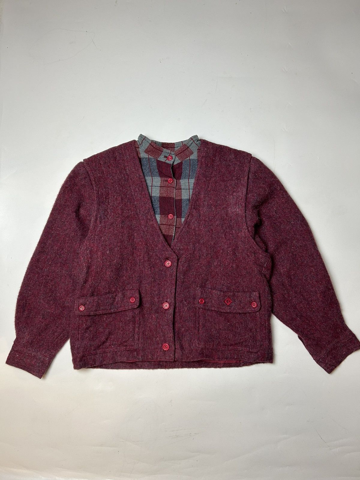 Christian Dior Monsieur × Vintage VINTAGE CHRISTIAN DIOR SPORT WOOL BUTTON JACKET Size S / US 4 / IT 40 - 1 Thumbnail