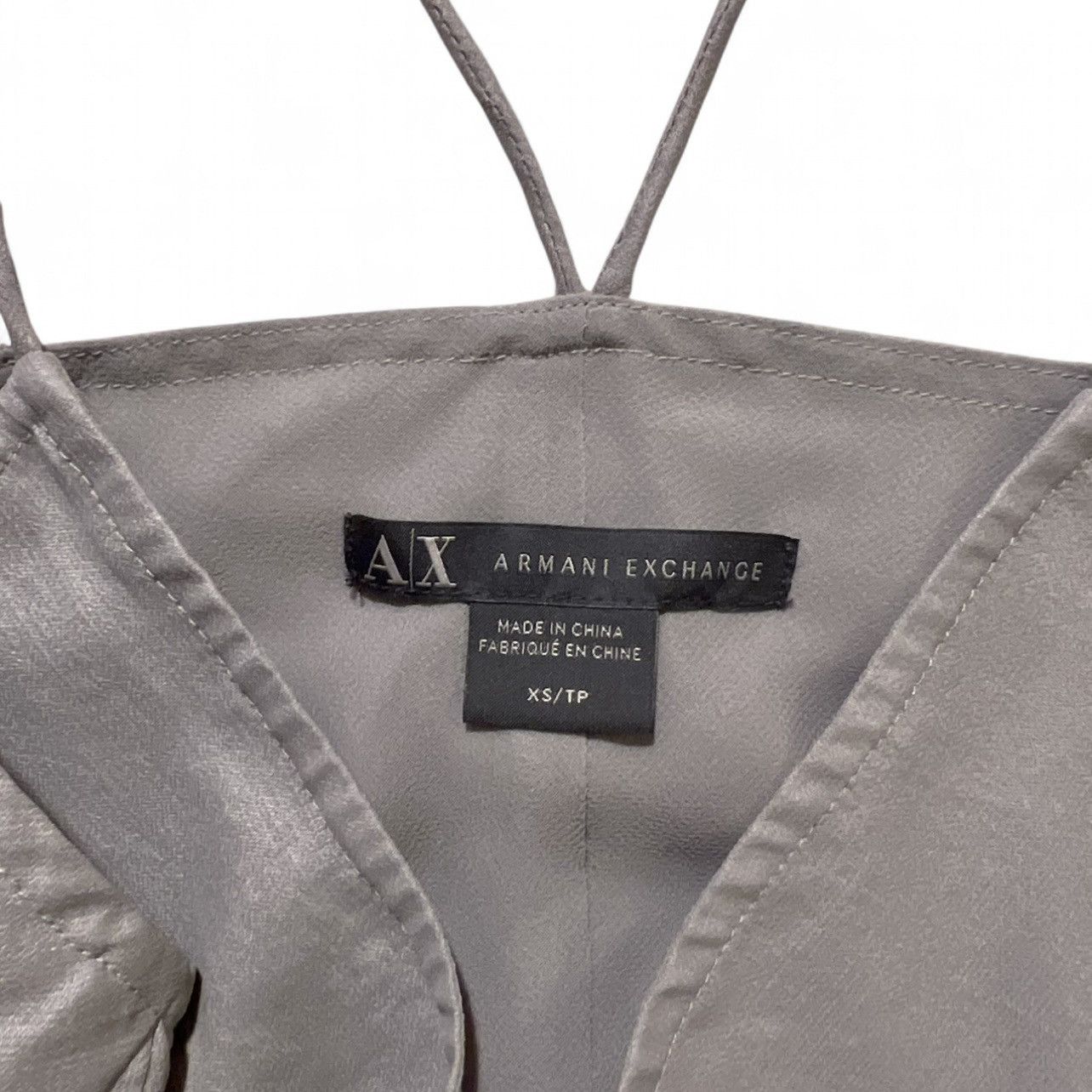 Armani Exchange Armani Exchange Satin Cami Top (Size XS) Size XS / US 0-2 / IT 36-38 - 5 Thumbnail