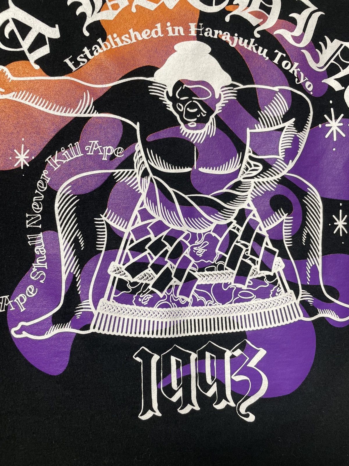 Bape Bape Japan Culture Sumo Black T-Shirt Size US S / EU 44-46 / 1 - 21 Thumbnail