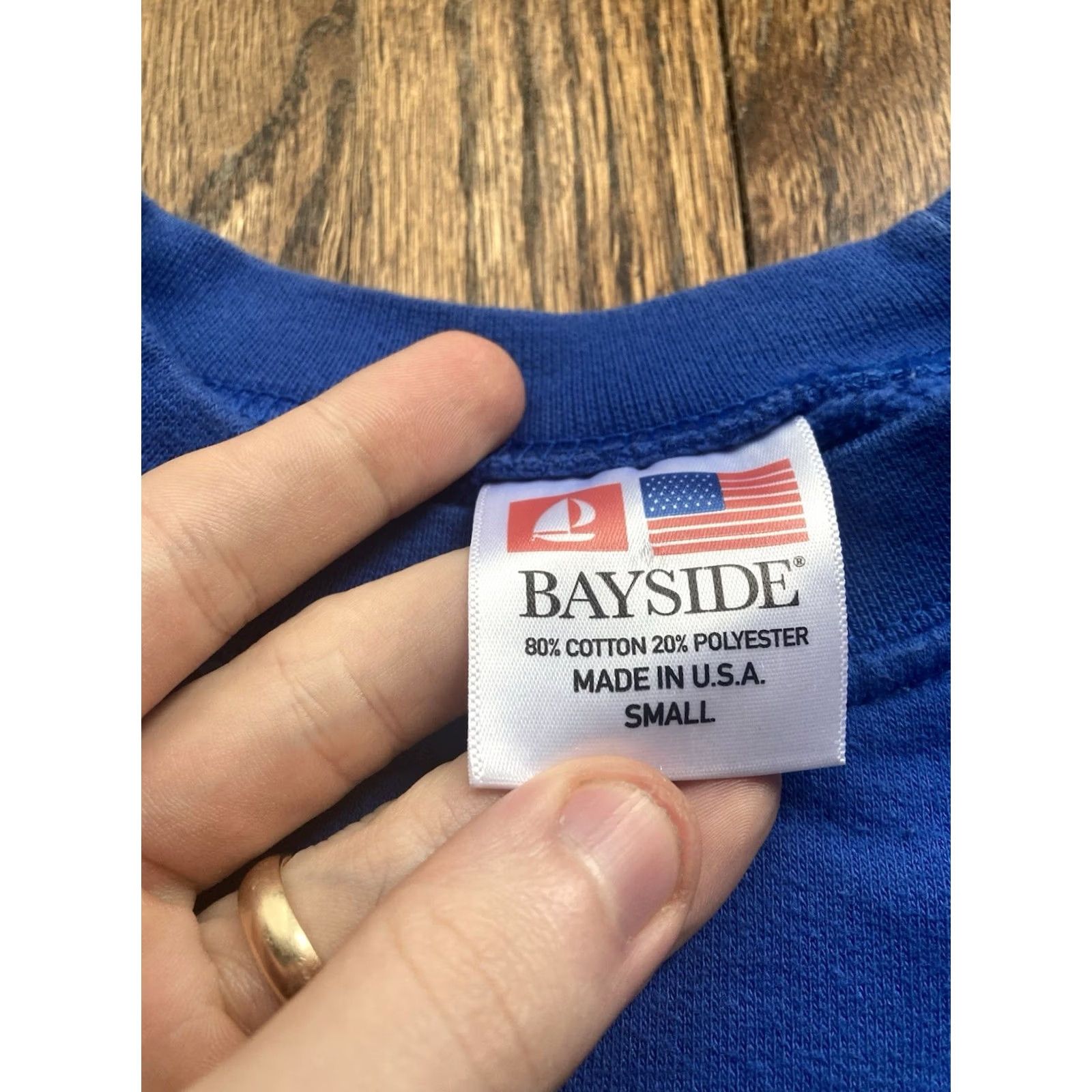 Brooks Bayside Sweatshirt Crewneck Unisex Adults S Blue Graphic Print (The Brook & The Bluff) Size US S / EU 44-46 / 1 - 4 Thumbnail