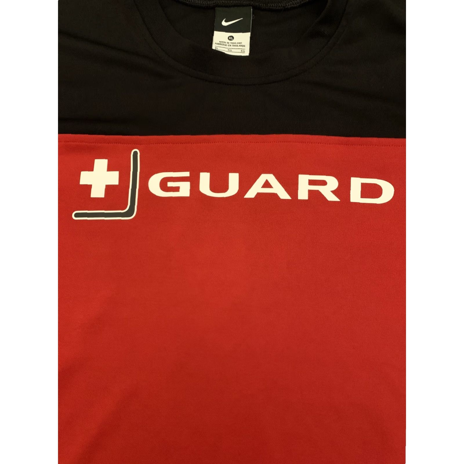 Nike NIKE Swim Lifeguard Shirt Moisture Wicking Adult XL Red Activewear Size US XL / EU 56 / 4 - 4 Thumbnail