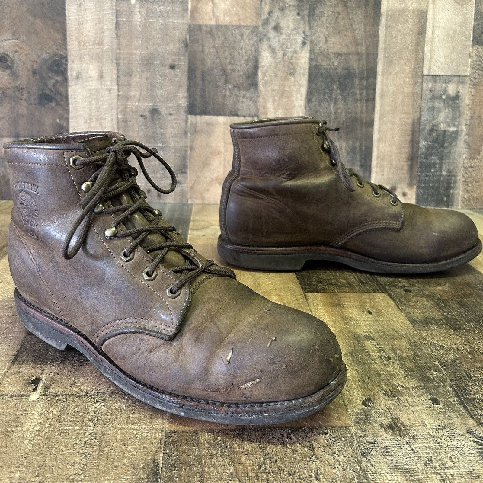 Chippewa Chippewa Steel Toe 20066 Ankle Work Boots Mens 13 D Size US 13 / EU 46 - 2 Thumbnail