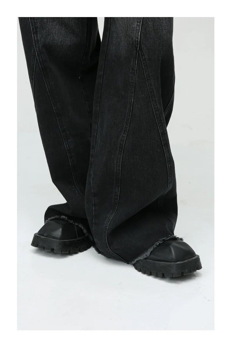 Japanese Brand × Vintage Streetwear Baggy Loose Wide Leg Jeans Pants Size US 32 / EU 48 - 7 Thumbnail
