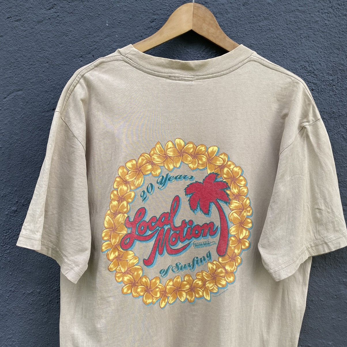 Vintage Vintage Faded 90s Local Motion Hawaiian Surfgear T-shirt Size US L / EU 52-54 / 3 - 3 Thumbnail