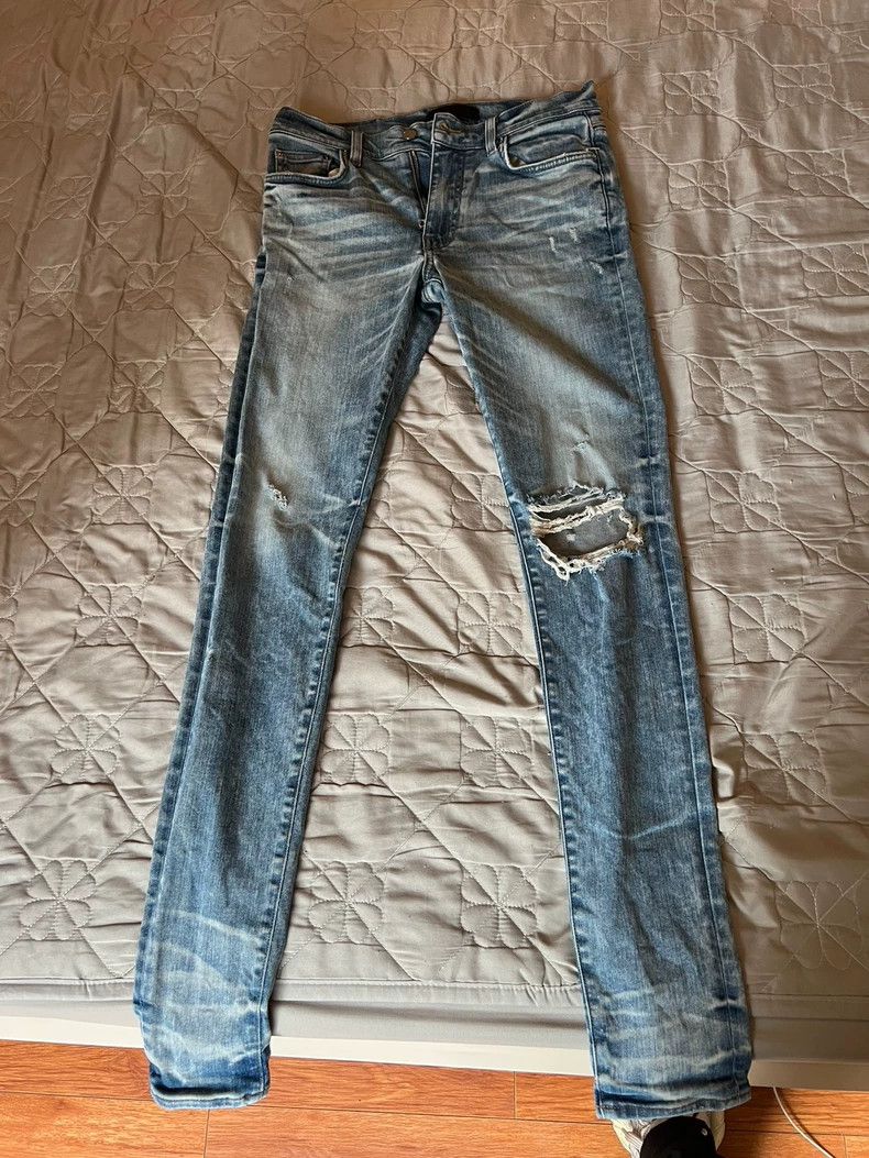 Amiri Amiri slim fit stretch denim pants Size US 31 - 1 Thumbnail