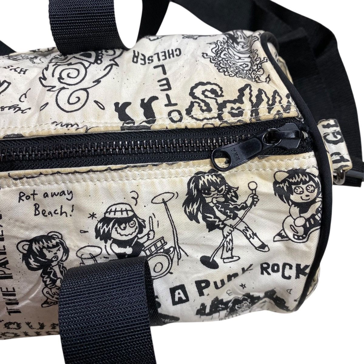 Hysteric Glamour Hysteric Glamour Matt NY PUNK Allover Duffle Sling Bag Size ONE SIZE - 8 Thumbnail