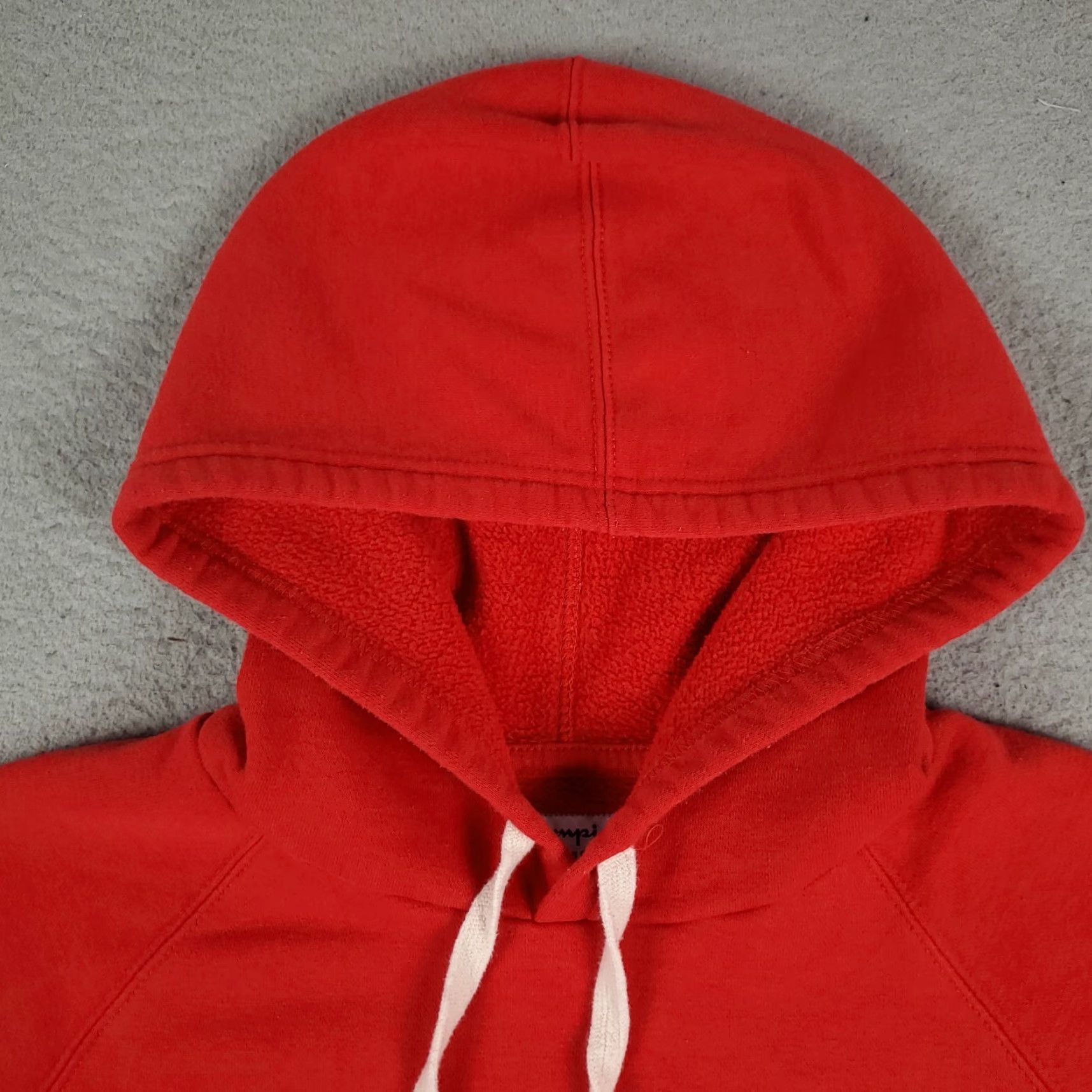 Champion Champion Red Hoodie Pullover Sweatshirt Adult Small Long Sleeve Fleece Logo Sports Unisex Size US S / EU 44-46 / 1 - 2 Thumbnail