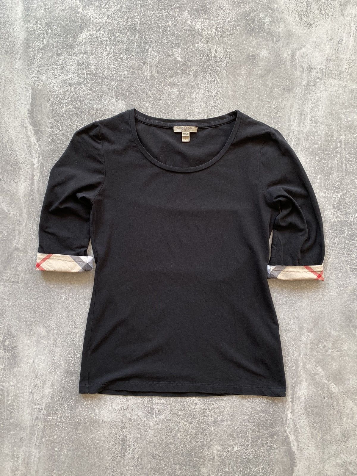 Burberry Burberry London 3/4 Sleeve T-Shirt Size M / US 6-8 / IT 42-44 - 1 Thumbnail