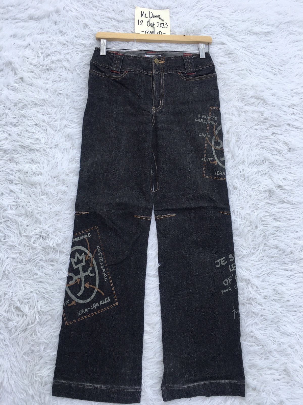 Jean Charles De Castelbajac Rare Vintage Jean Charles de Castelbajac Jean/Denim Size US 26 / EU 42 - 6 Thumbnail