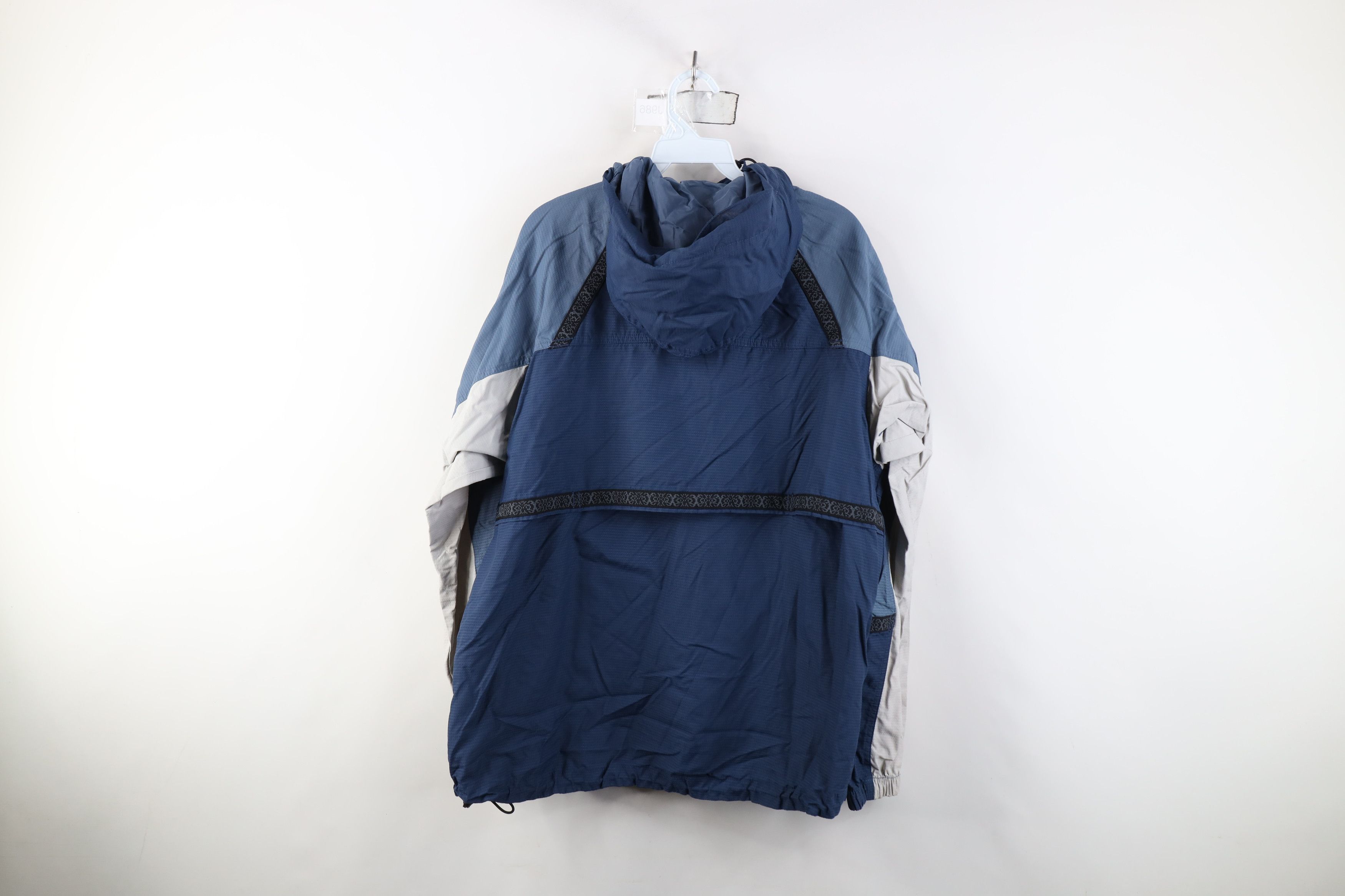 Columbia Vintage 90s Columbia Packable Hooded Anorak Jacket Blue Size US M / EU 48-50 / 2 - 12 Thumbnail