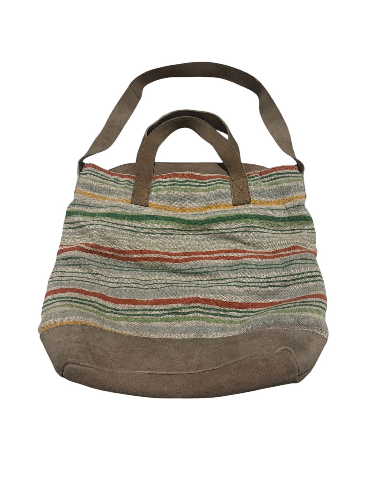 Issey Miyake × Leather × Tsumori Chisato 2 Ways Tote Sling Bag Tsumori Chisato Suede Multicolour Size ONE SIZE - 1 Thumbnail