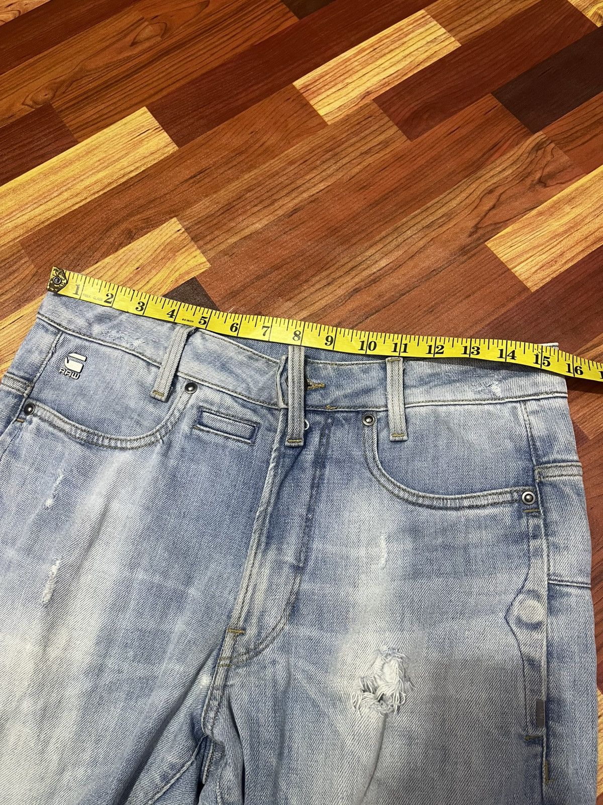 G-Star G Star RAW D Staq 3D Skinny Biker Jeans Size US 31 - 15 Thumbnail