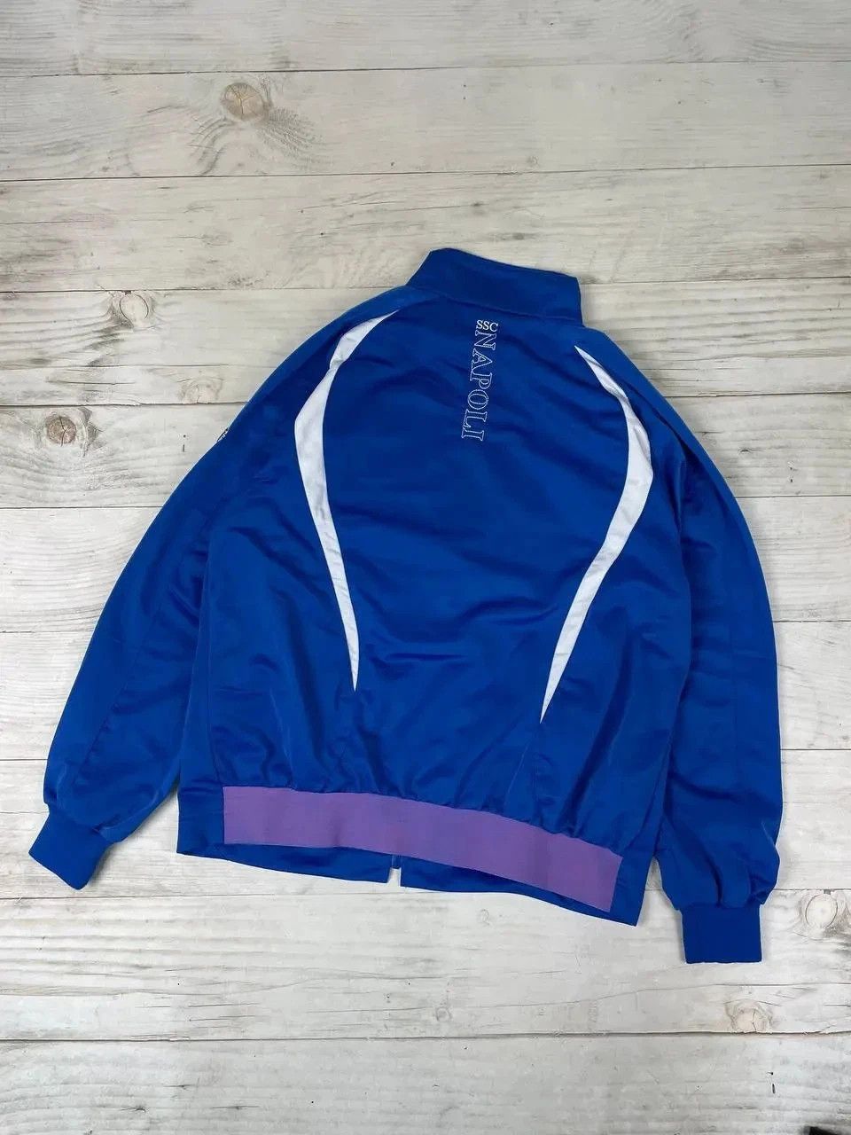 Macron Macron SSC Napoli 2009 2010 Track Jacket Football Soccer Size US S / EU 44-46 / 1 - 12 Thumbnail