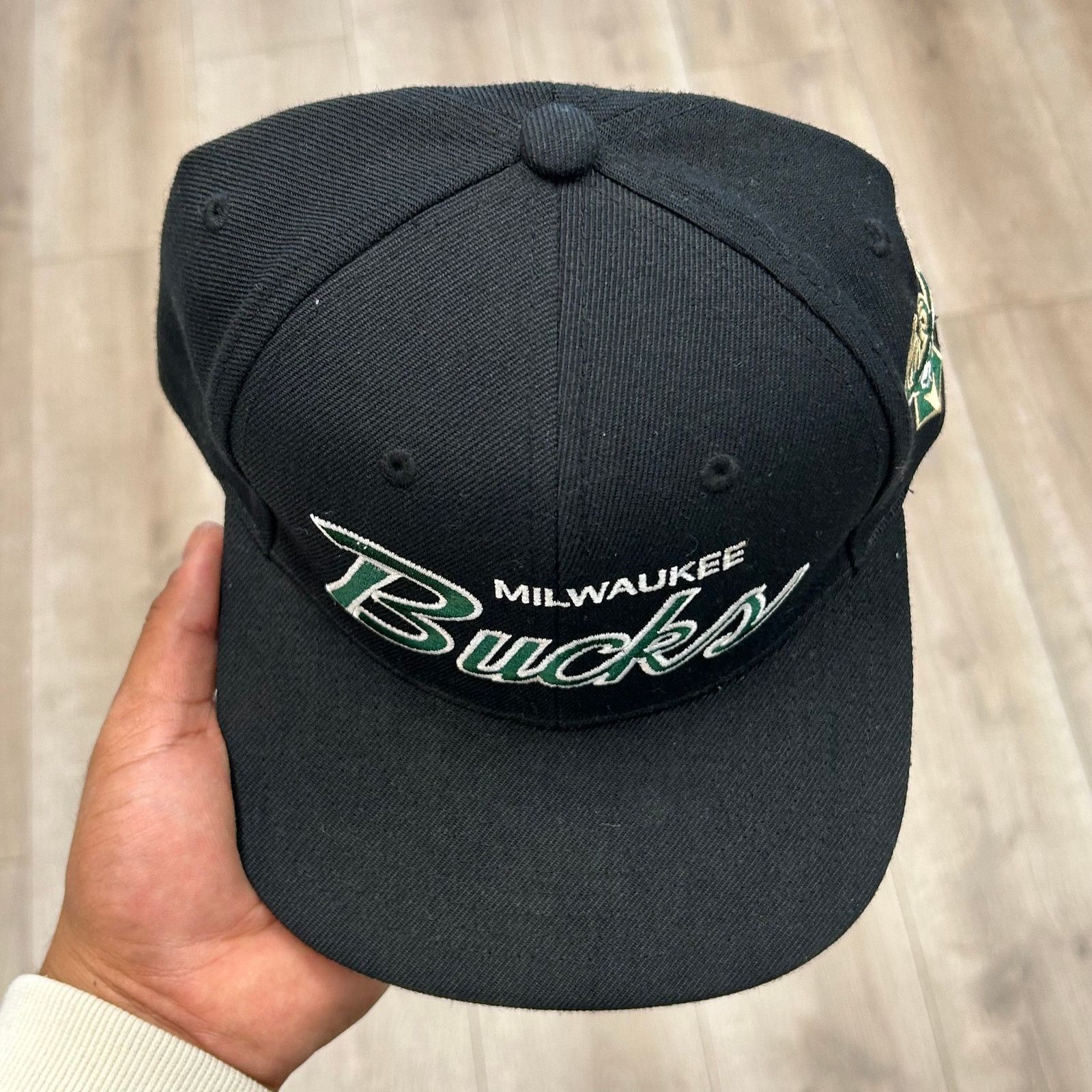 Mitchell & Ness Mitchell & Ness Milwaukee Bucks Hardwood Classics Script hat Size ONE SIZE - 3 Thumbnail