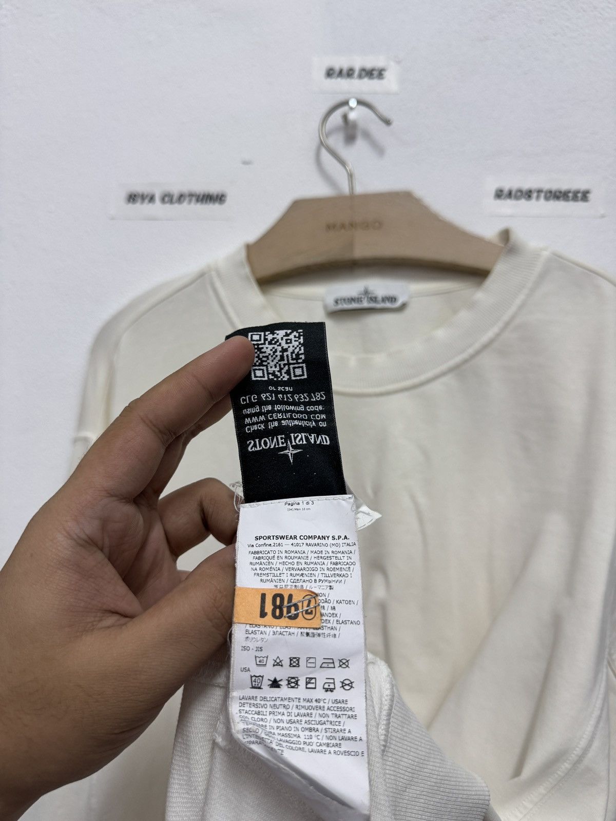 Stone Island Stone Island Airism Sweatshirt (Missing Patches) Size US XL / EU 56 / 4 - 7 Thumbnail
