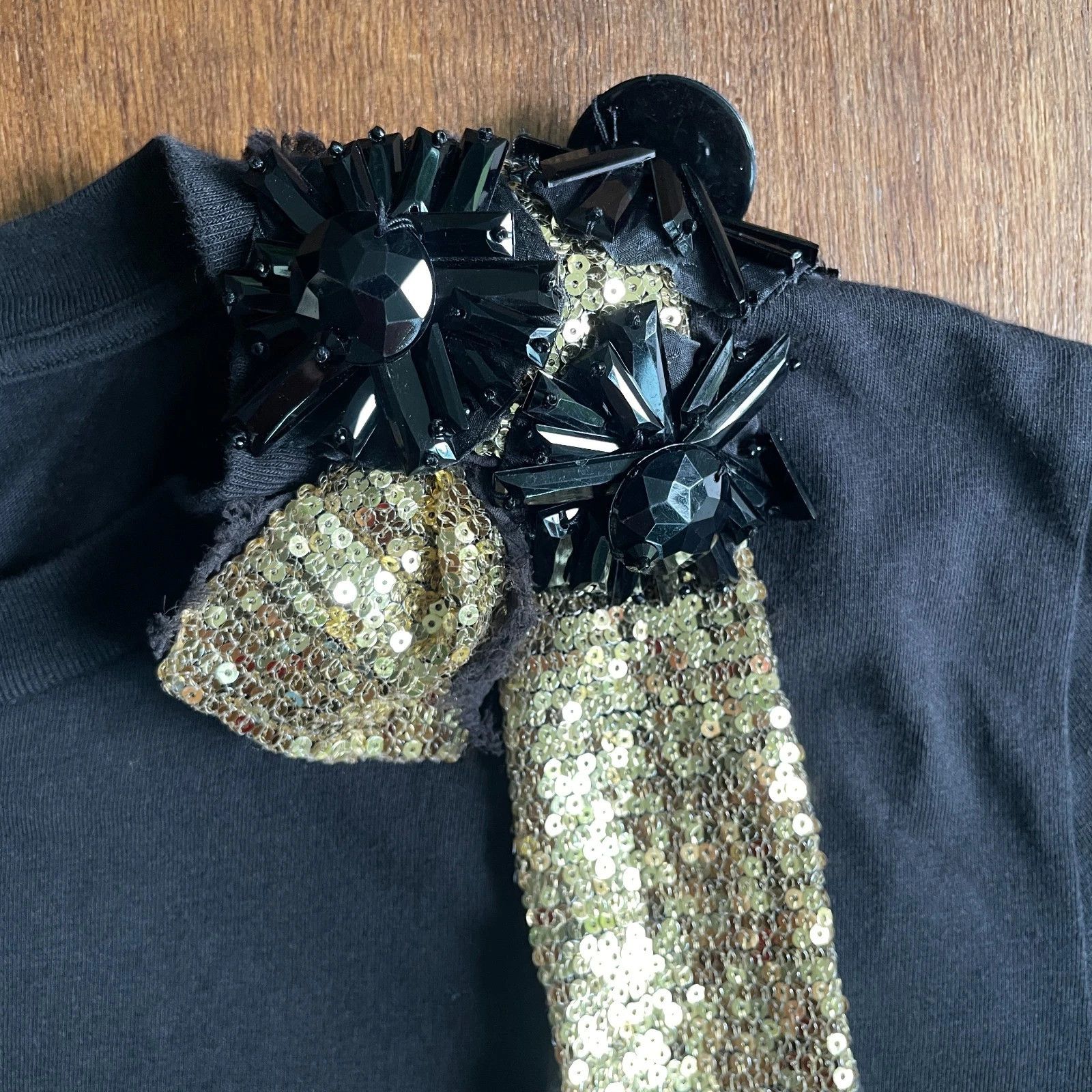 Miu Miu Miu Miu Bow Silk Logo Tee Size US S / EU 44-46 / 1 - 2 Thumbnail