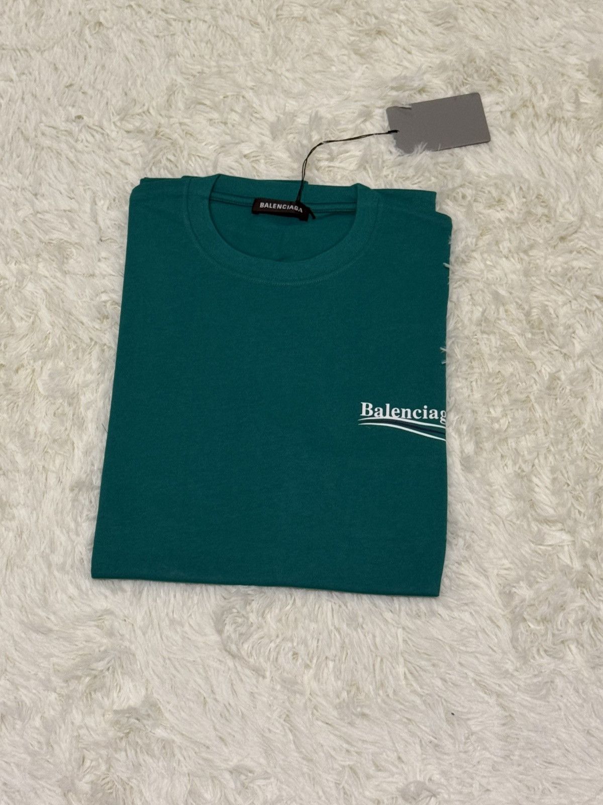 Balenciaga Balenciaga deep green t shirt Size US M / EU 48-50 / 2 - 1 Thumbnail