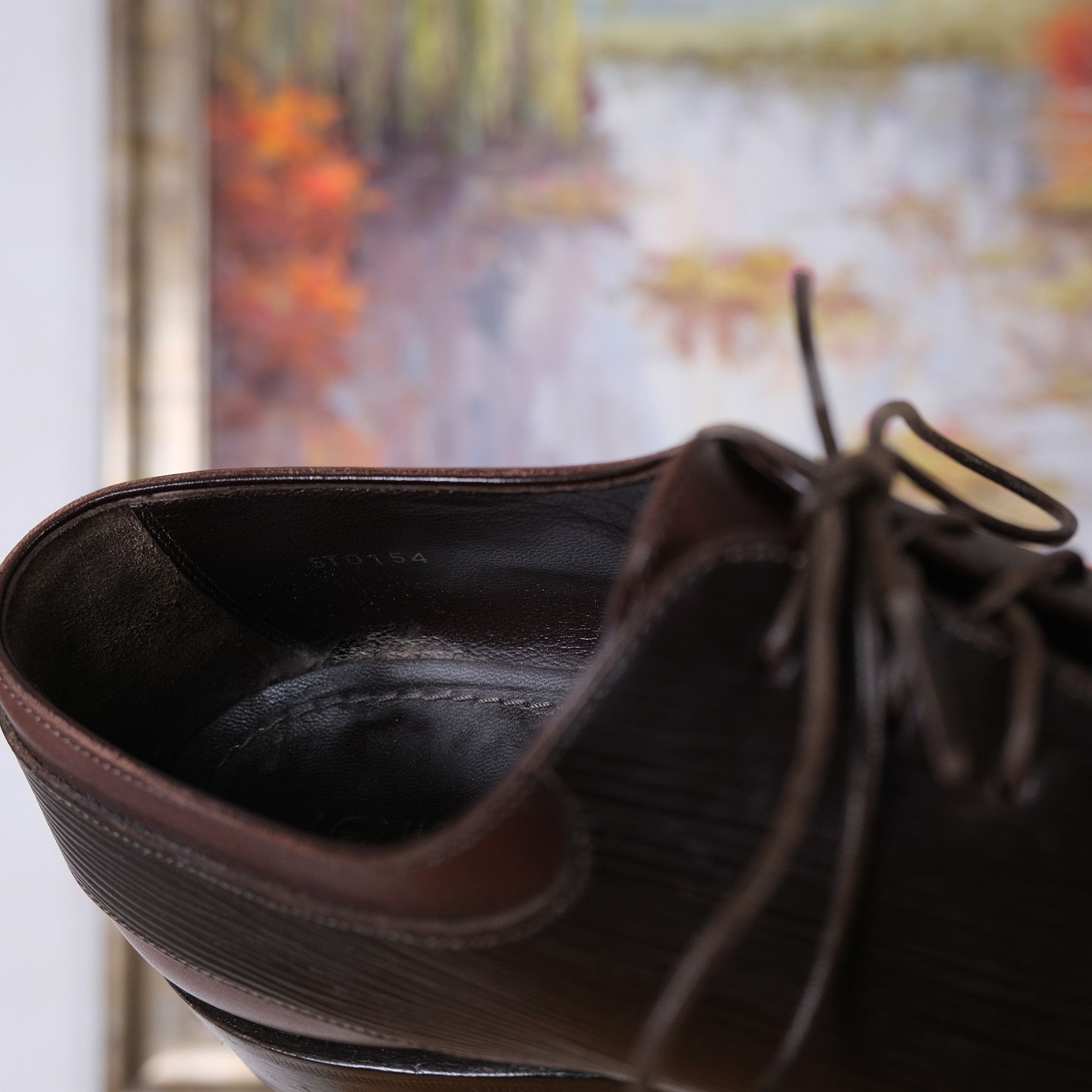 Louis Vuitton Louis Vuitton,Brown leather Shoes,Size 42, Certificate,1020e Size US 9 / EU 42 - 8 Thumbnail