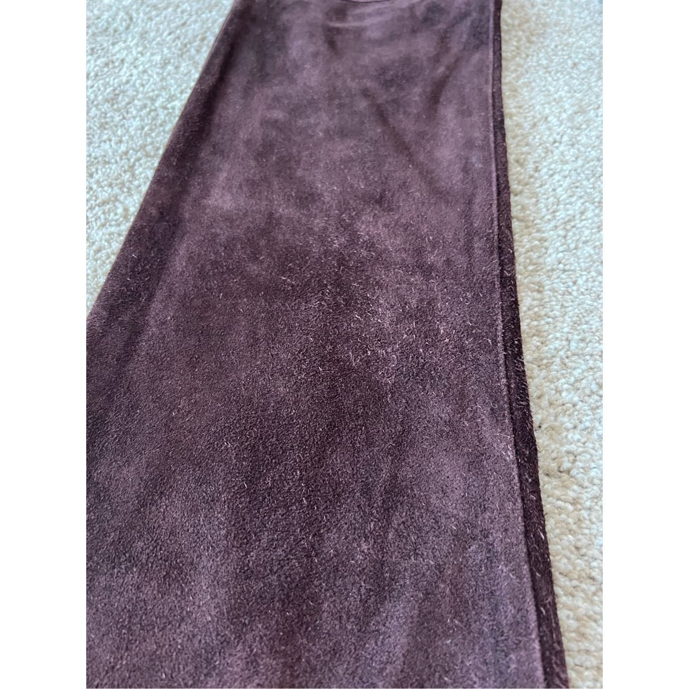 Theory Theory NWT Pants Women's Merlot Suede Leather Fully Lined Bo Size 27" / US 4 / IT 40 - 7 Thumbnail