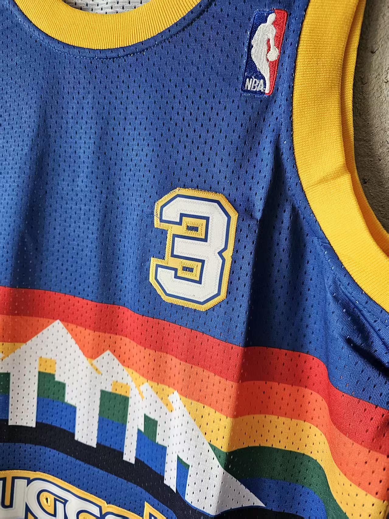 NBA Denver Nuggets #3 Allen Iverson Jersey Size US S / EU 44-46 / 1 - 3 Thumbnail