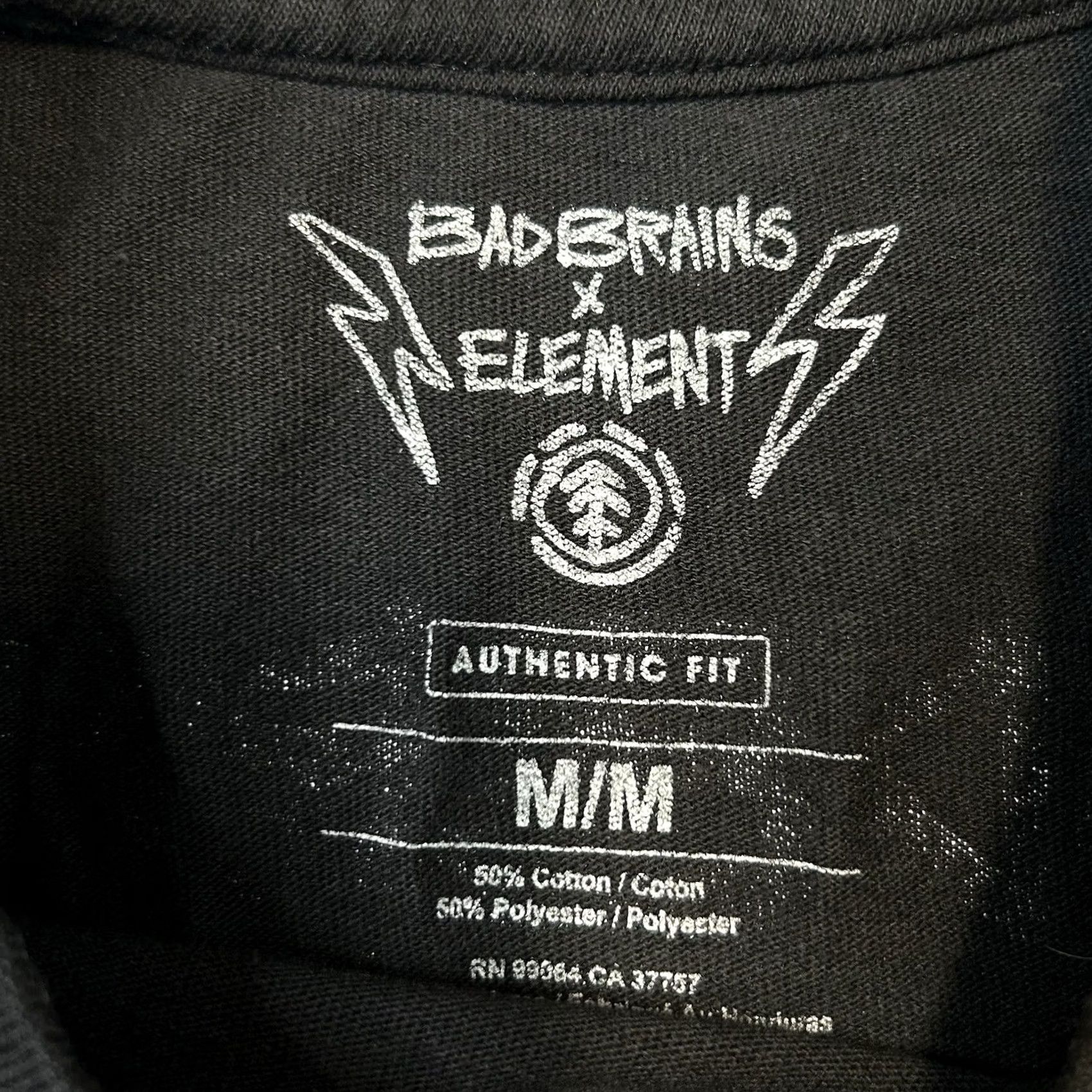 Element VINTAGE Bad Brains x Element Lightening Bolt T Shirt Mens M Black Size US M / EU 48-50 / 2 - 3 Thumbnail