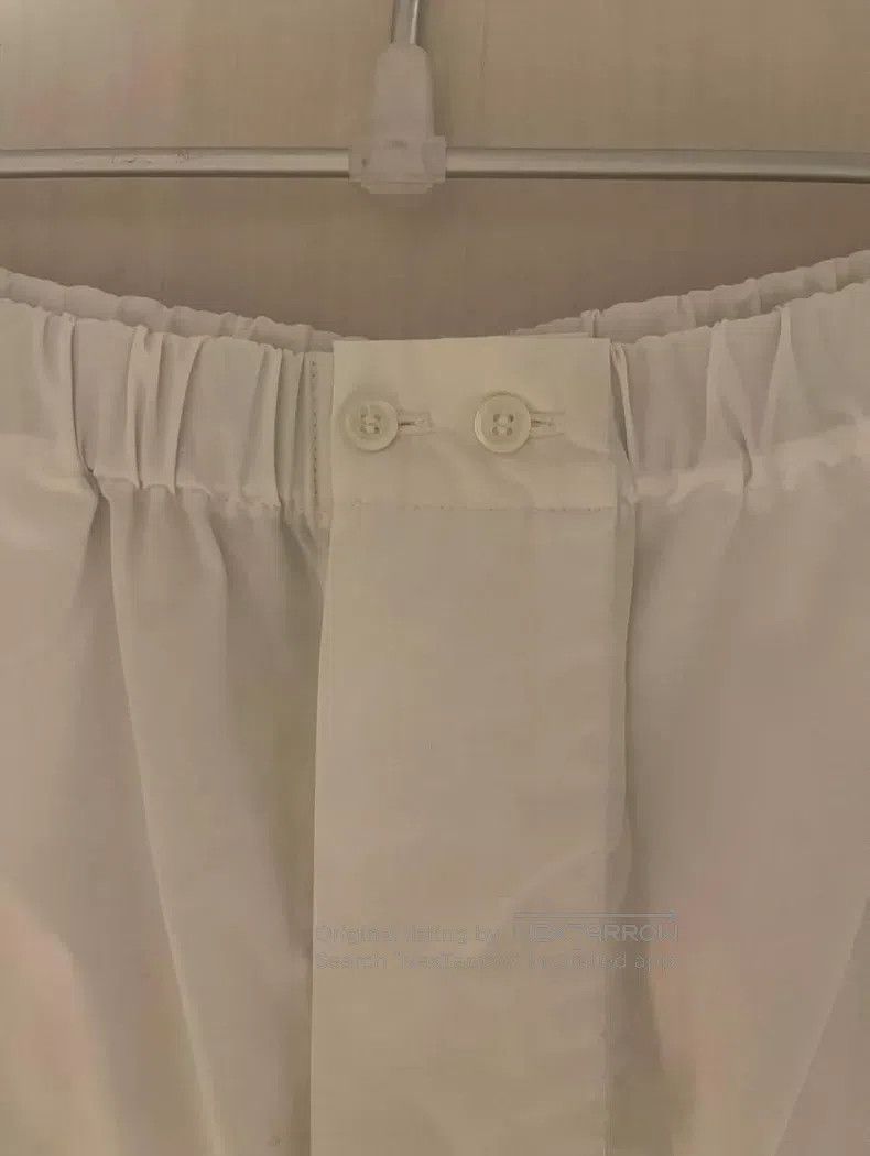 Loewe Loewe size M White cotton shorts Size 24" / US 00 / IT 34 - 3 Thumbnail