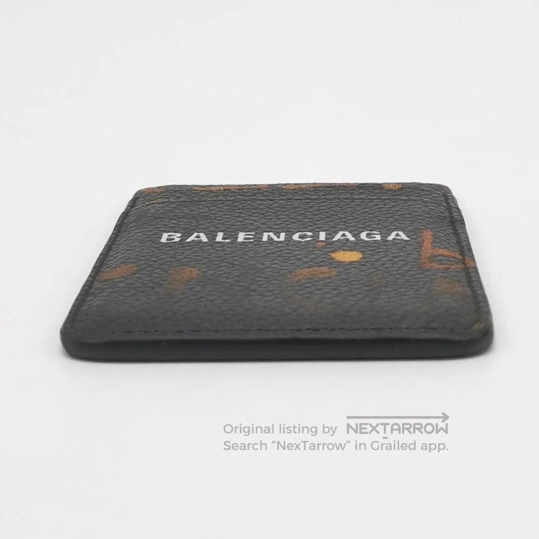 Balenciaga Balenciaga Leather Colorblock Logo Card Holder. Size ONE SIZE - 2 Thumbnail