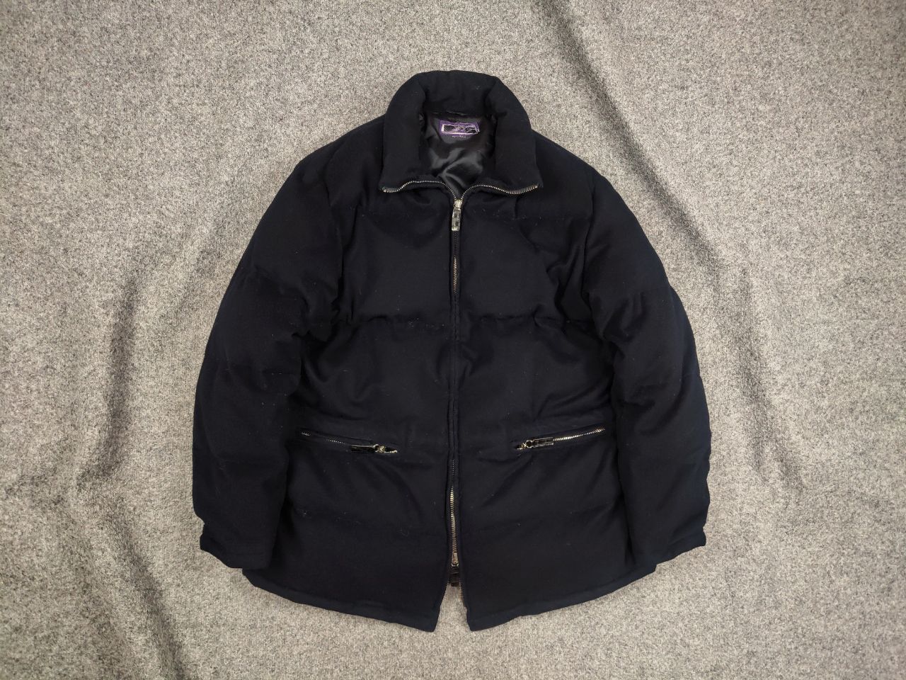 Ralph Lauren Purple Label quilted Blue Down Winter Jacket