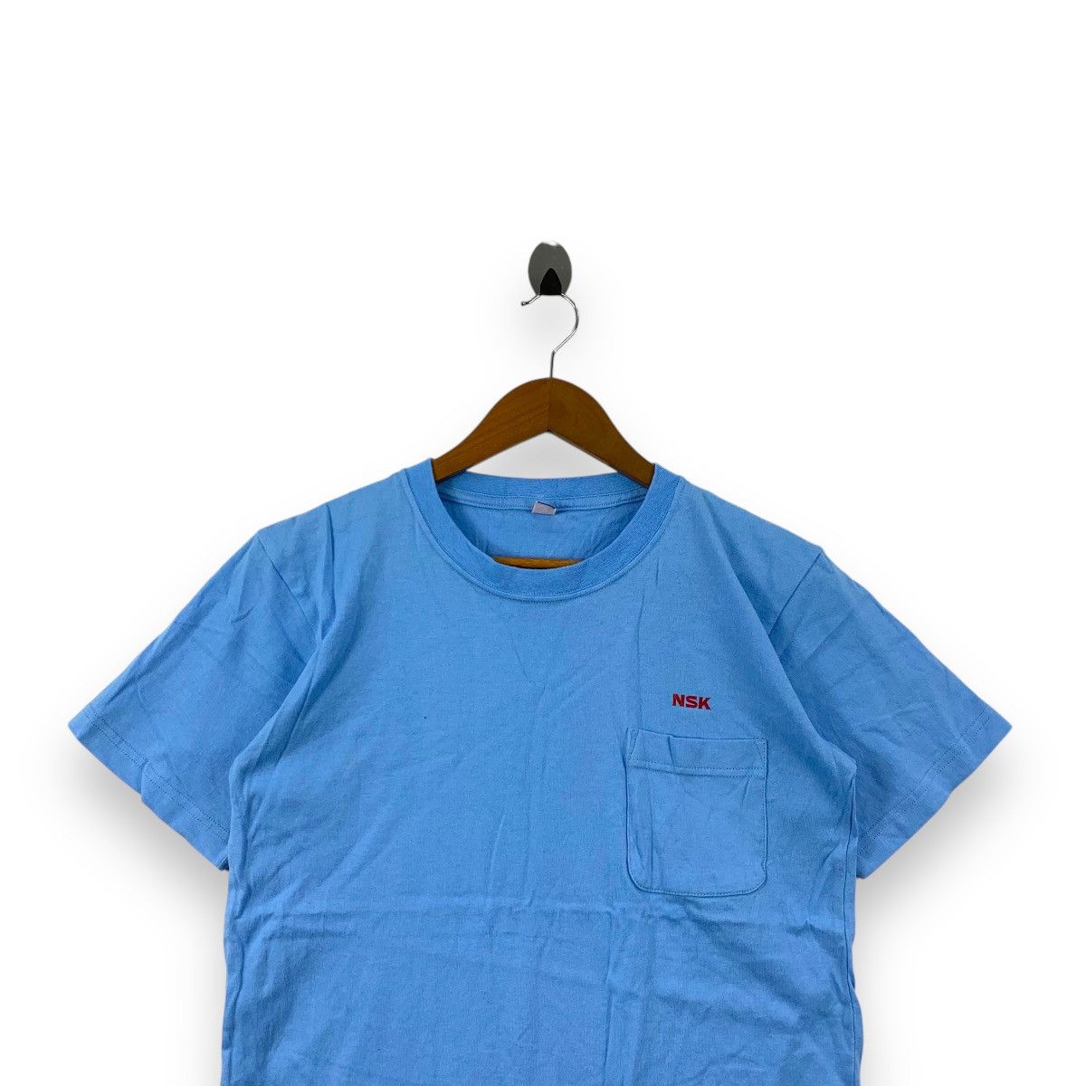Vintage Vintage 90’ NSK JAPAN RACING Team Motorsport Blue Tee Shirt Size US S / EU 44-46 / 1 - 2 Thumbnail