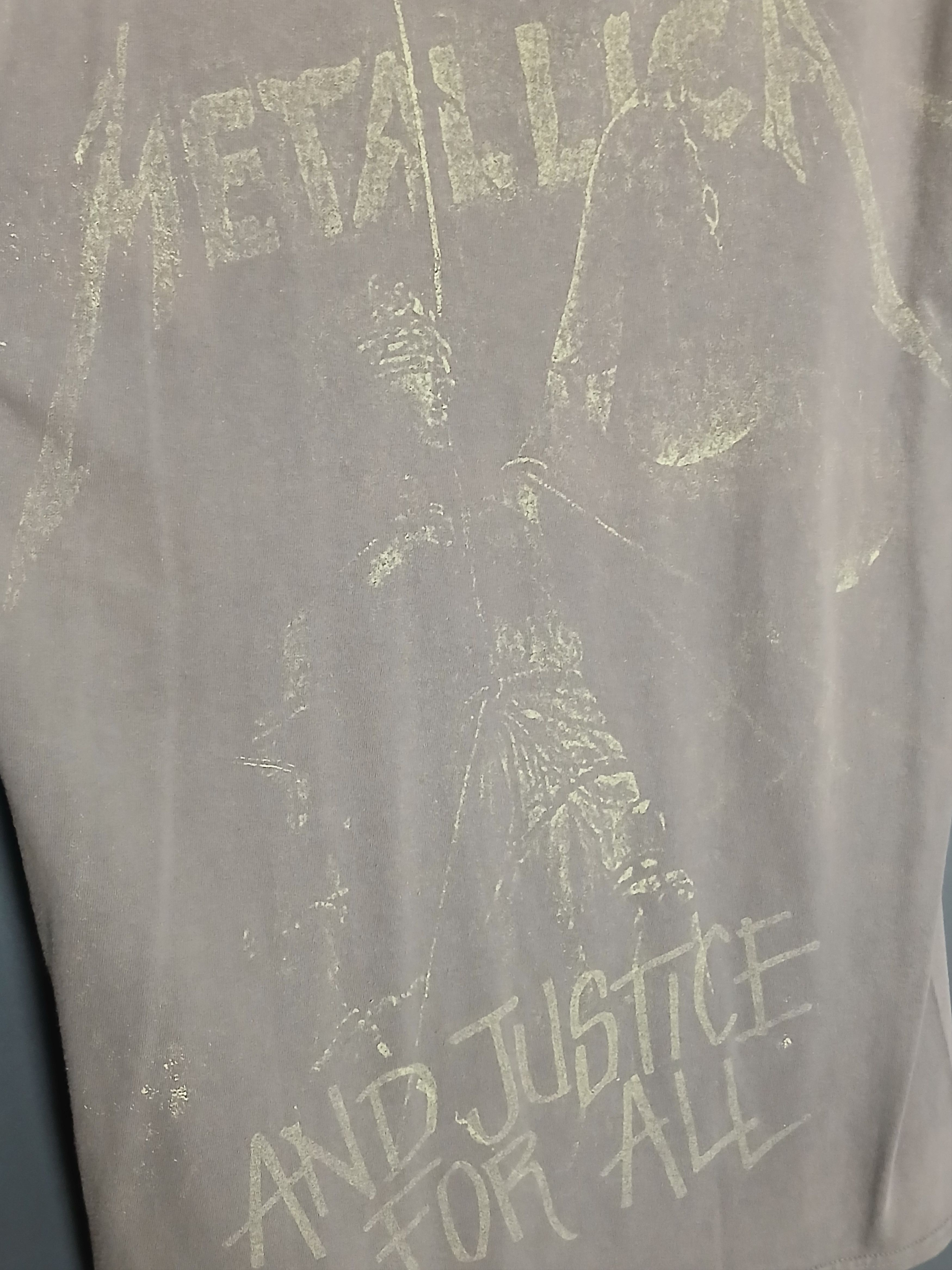 Band Tees × Metallica Metallica And Justice For All T-Shirt Size US M / EU 48-50 / 2 - 4 Thumbnail