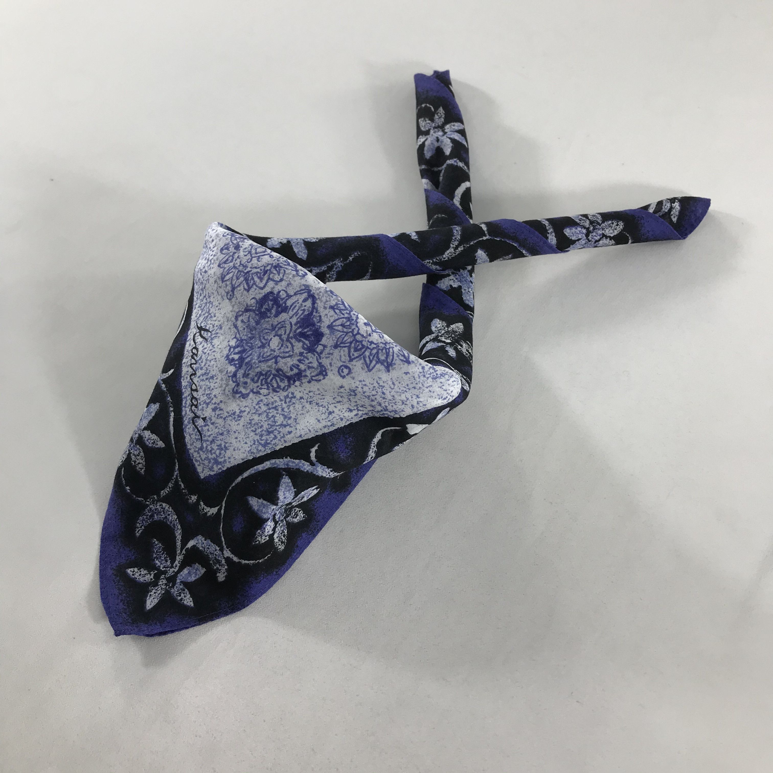 Kansai Yamamoto Kansai Floral Art Handkerchief Neckerchief Bandana H65 Size ONE SIZE - 3 Thumbnail