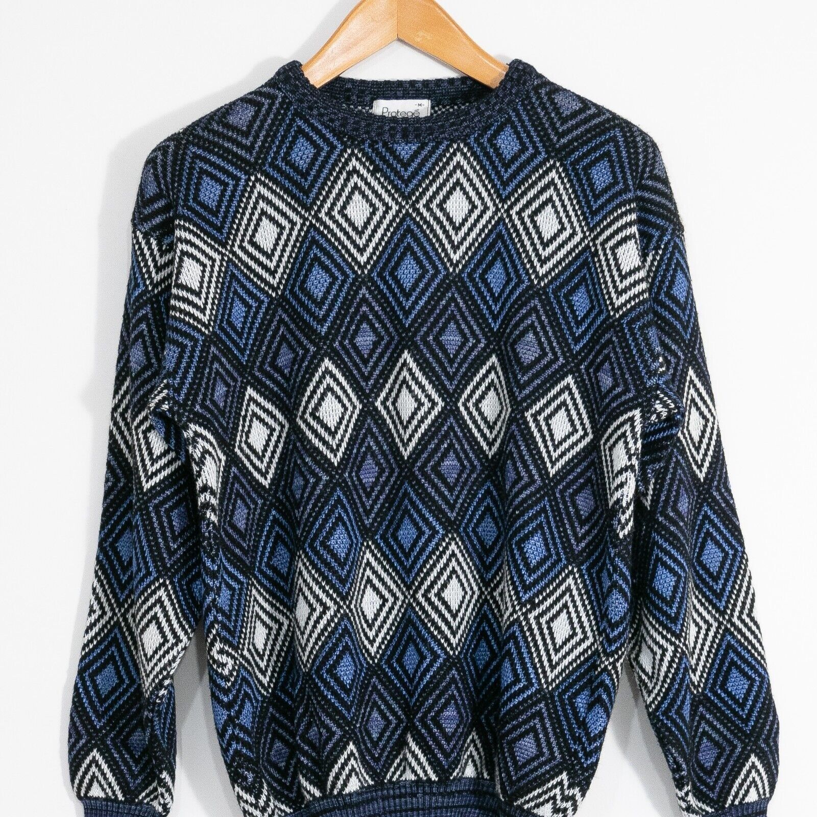 Vintage Vintage Protege Tag Acrylic Sweater Medium - Argyle Diamond Size US M / EU 48-50 / 2 - 2 Thumbnail