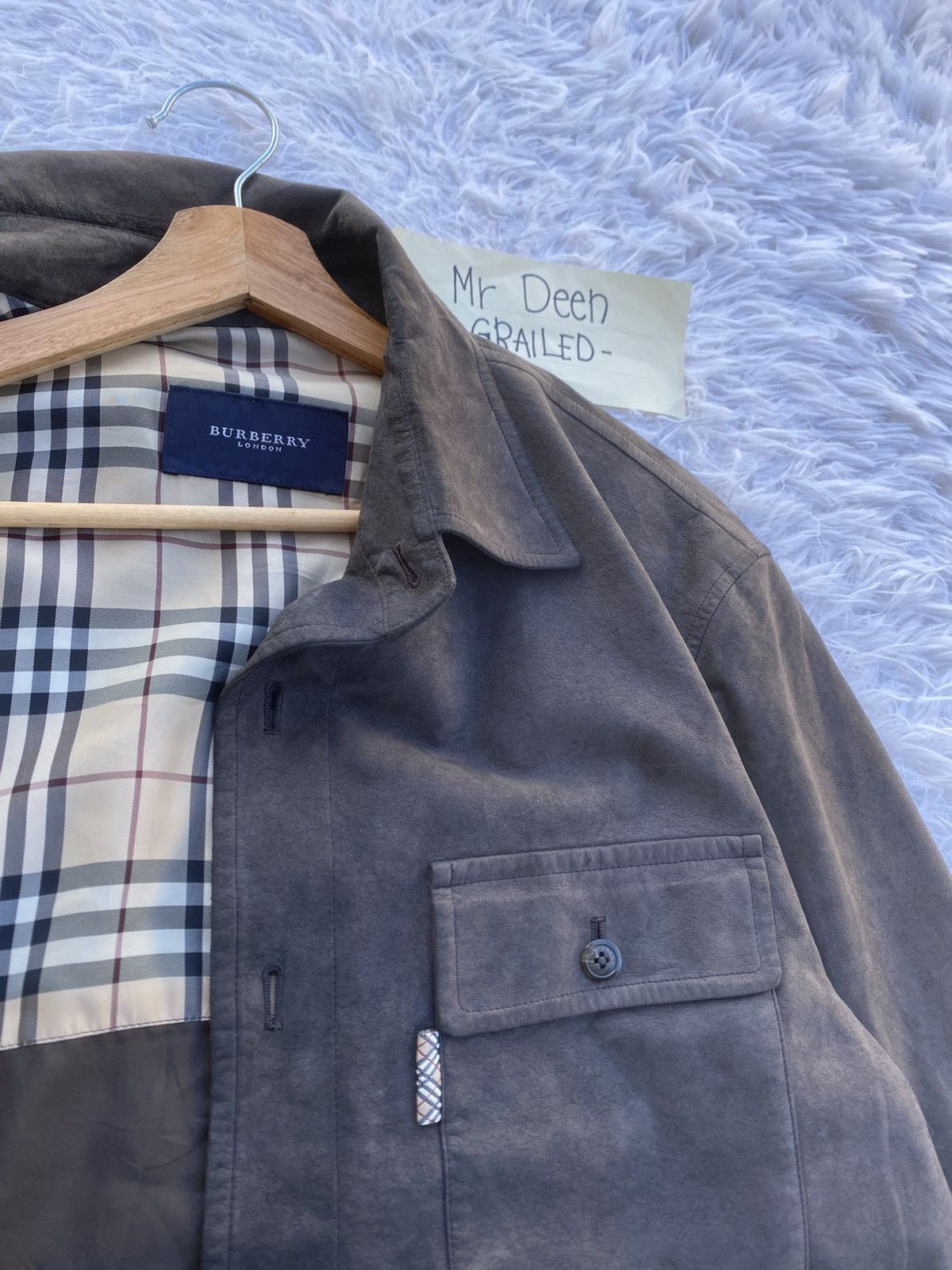 Burberry Rare Vintage Burberry Leather Jacket Size US L / EU 52-54 / 3 - 19 Thumbnail
