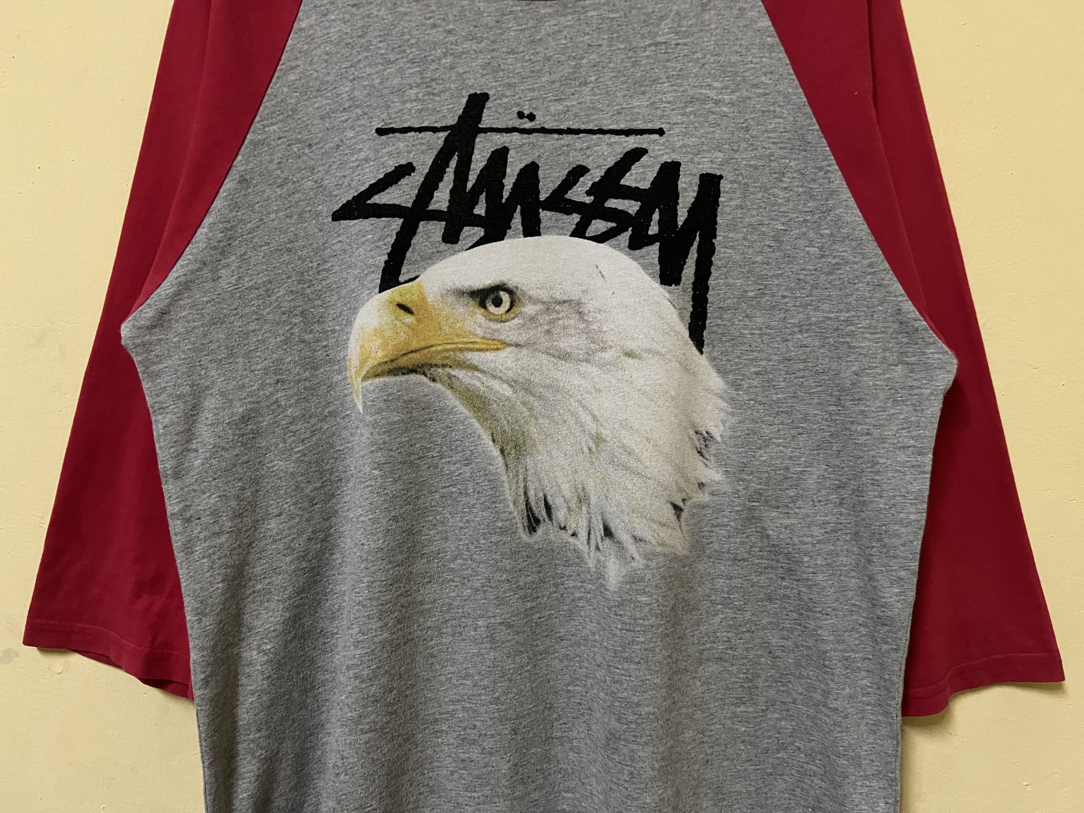 Stussy Stussy MFG Raglon Eagle Tee Size US S / EU 44-46 / 1 - 4 Thumbnail