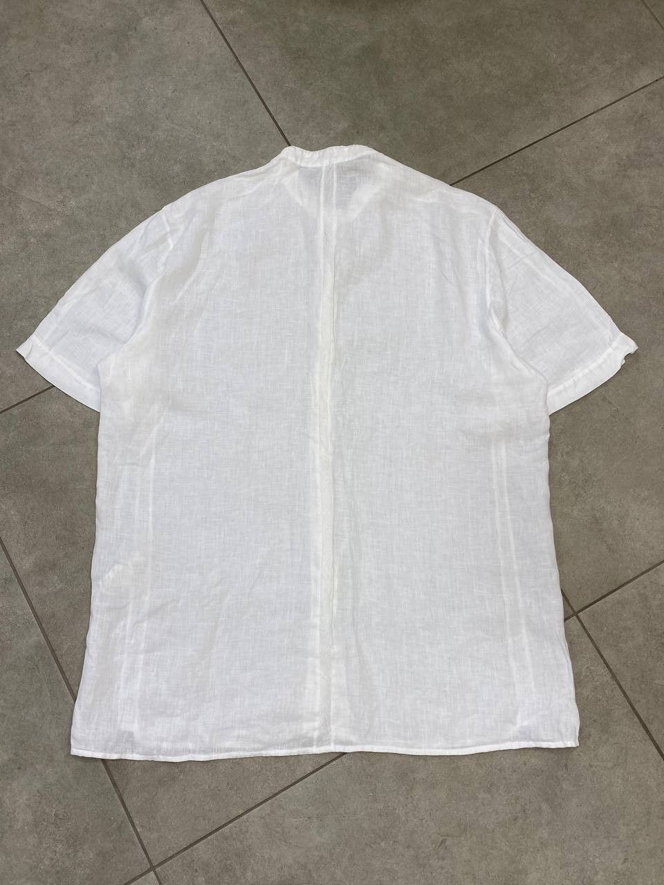 Transit Transit Avant-Garde Linen Buttons Short Sleeve Shirt Size US XL / EU 56 / 4 - 2 Thumbnail