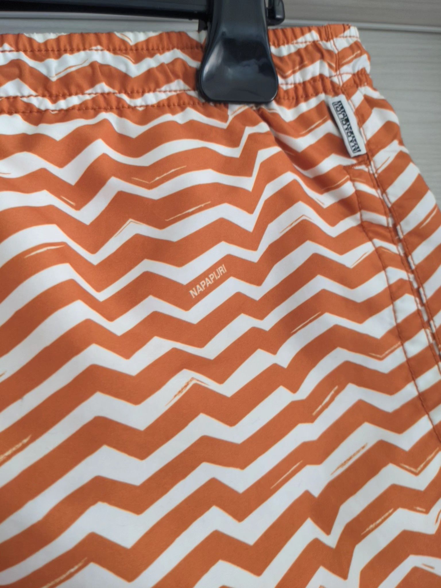 Napapijri Orange Lines Boxer Swim Trunks Size US 36 / EU 52 - 2 Thumbnail