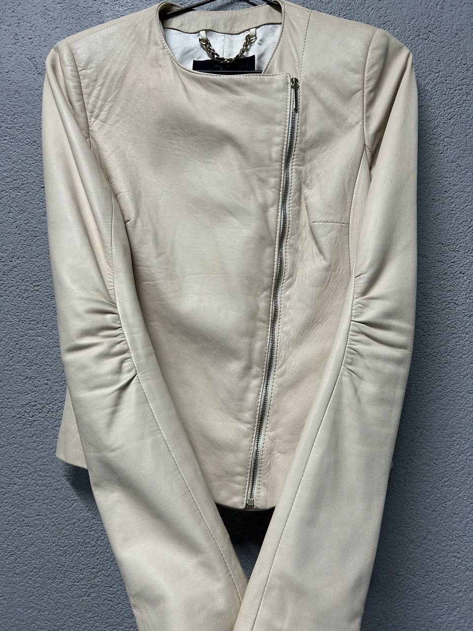 Elisabetta Franchi Elisabetta Franchi womens leather / silk jacket IT 42 / M Size M / US 6-8 / IT 42-44 - 5 Thumbnail