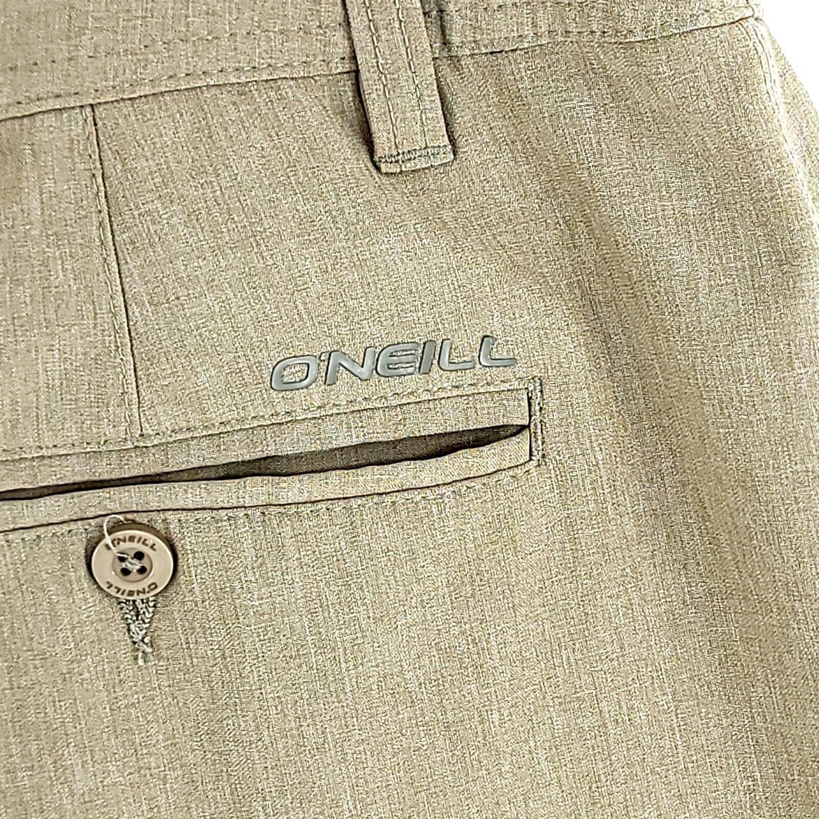 O'Neill O'Neill Hybrid Tan High Rise Polyester Elastane Shorts 42/11 Size US 42 / EU 58 - 5 Thumbnail