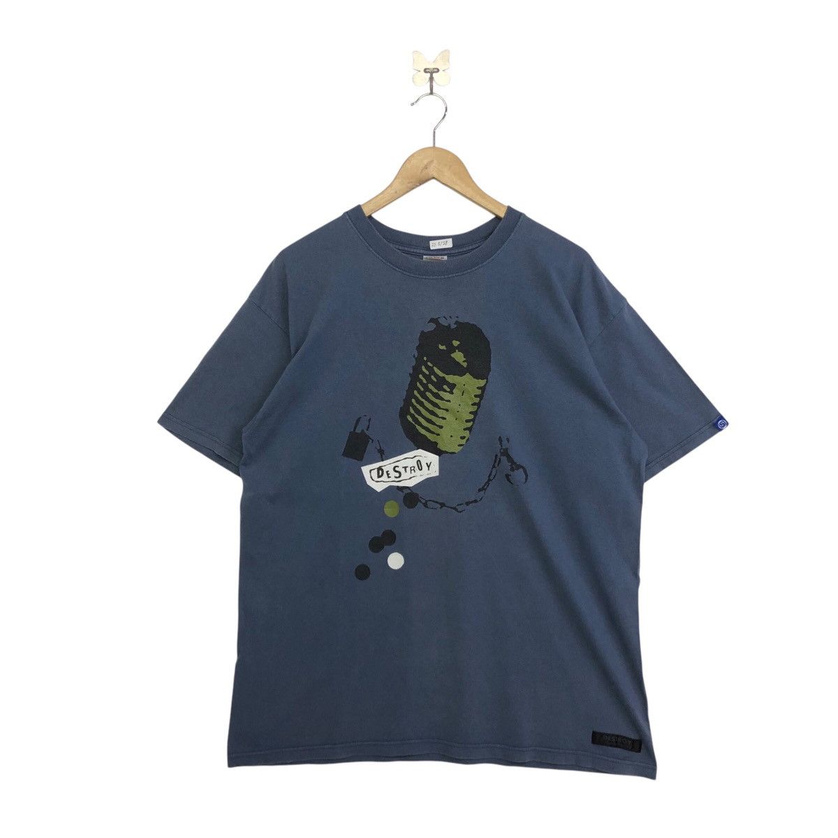 Band Tees × Vintage Vintage Destroy Sex Pistols By Dennis Morris Tshirt Size US L / EU 52-54 / 3 - 1 Thumbnail