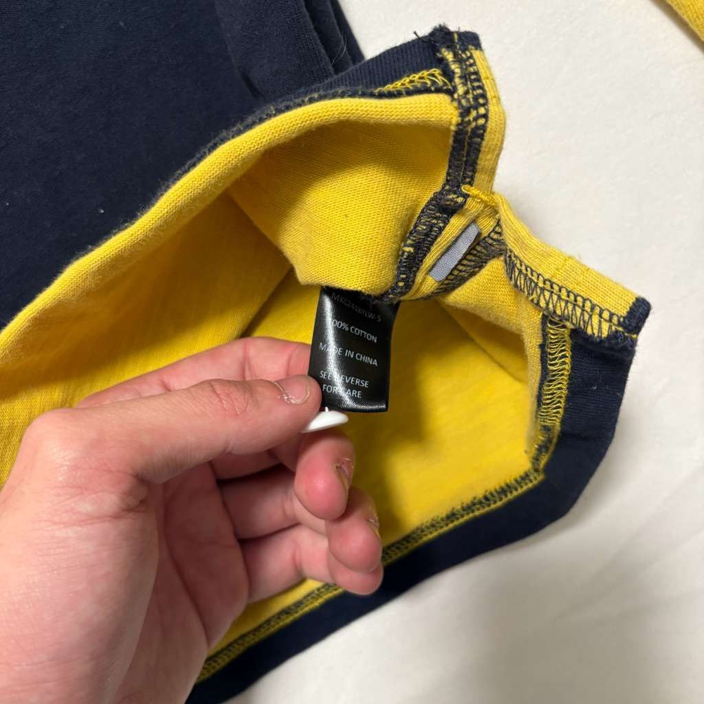 Rowing Blazers Rowing Blazers Babar Rugby Striped Polo Shirt Yellow Navy S Size US S / EU 44-46 / 1 - 4 Thumbnail