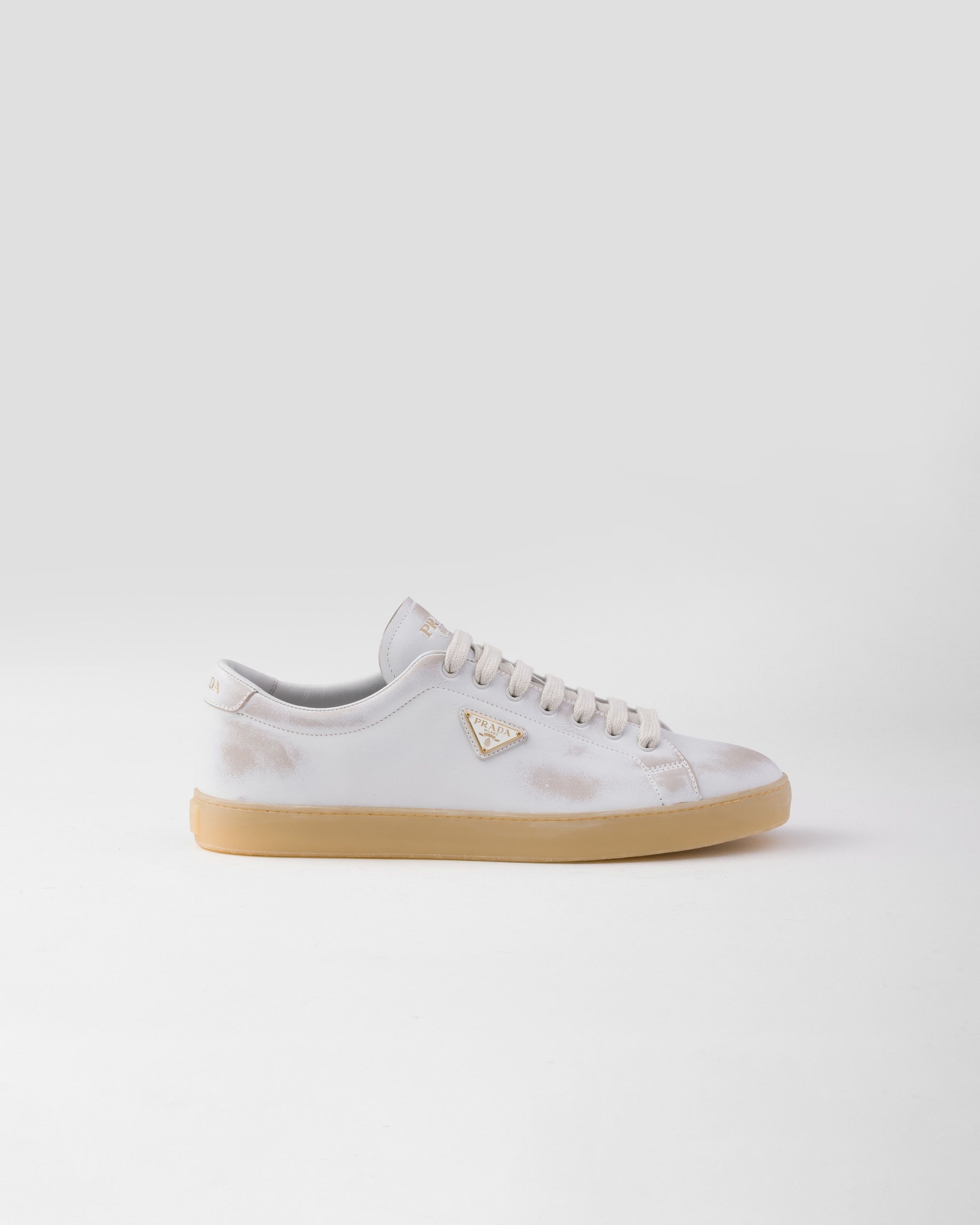 Prada o1mt1gz0225 Low-Top Sneakers in White Size US 6 / EU 39 - 1 Thumbnail