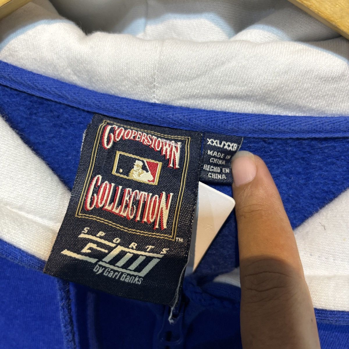MLB Vintage MLB Dodgers hoodie by Carl Banks Size US XXL / EU 58 / 5 - 5 Thumbnail