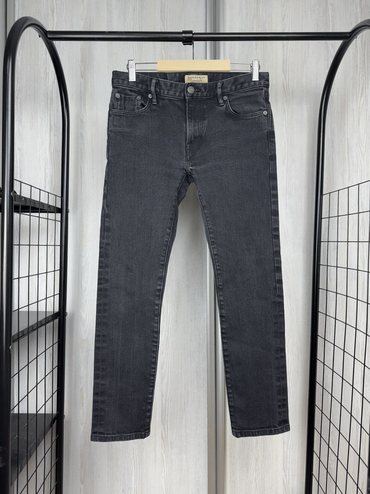 Burberry Burberry London England Skinny Fit grey stretchy denim jeans Size US 31 - 2 Thumbnail