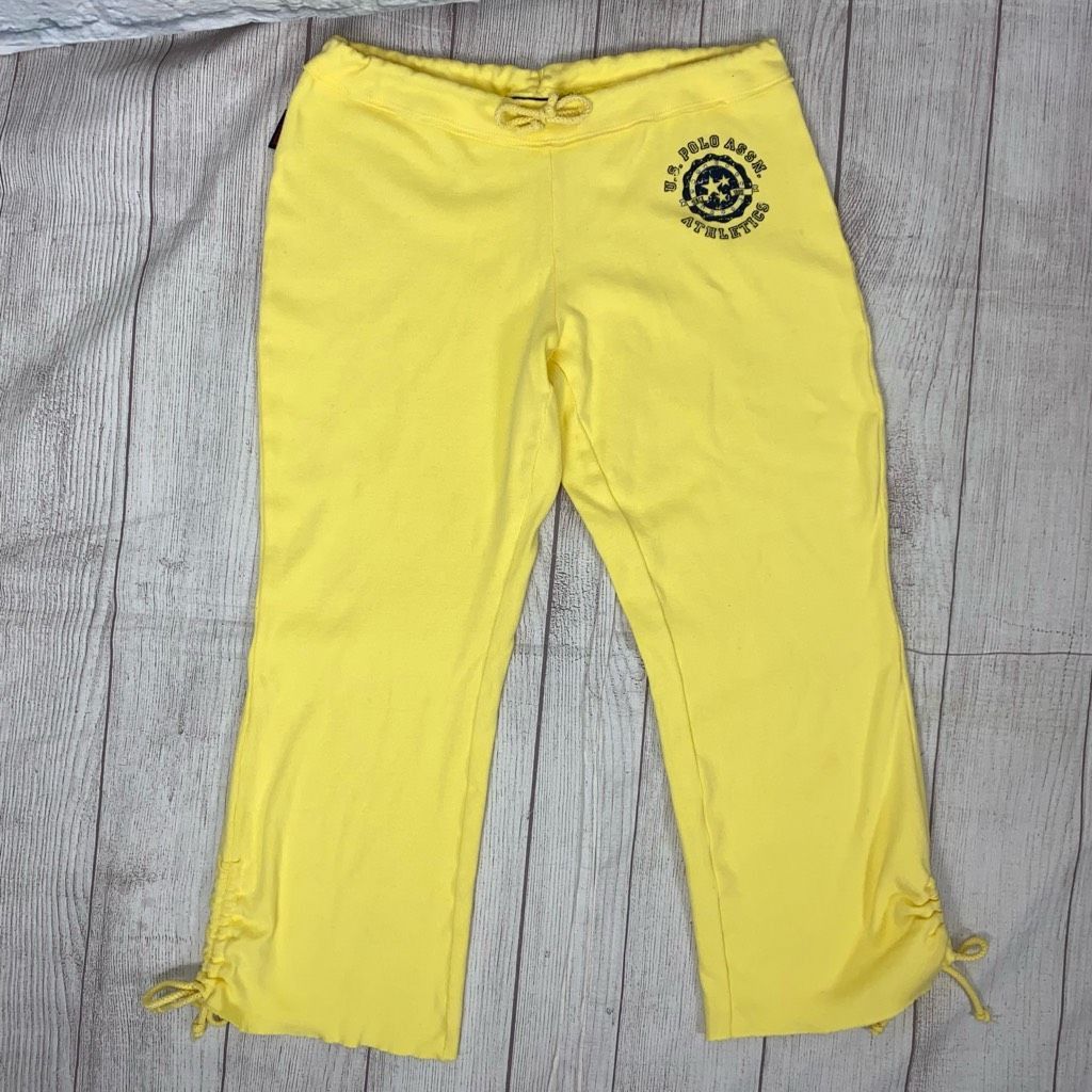 U.S. Polo Assn. US Polo Assn women M 100% cotton pullon cut off sweatpants Size 30" / US 8 / IT 44 - 1 Thumbnail