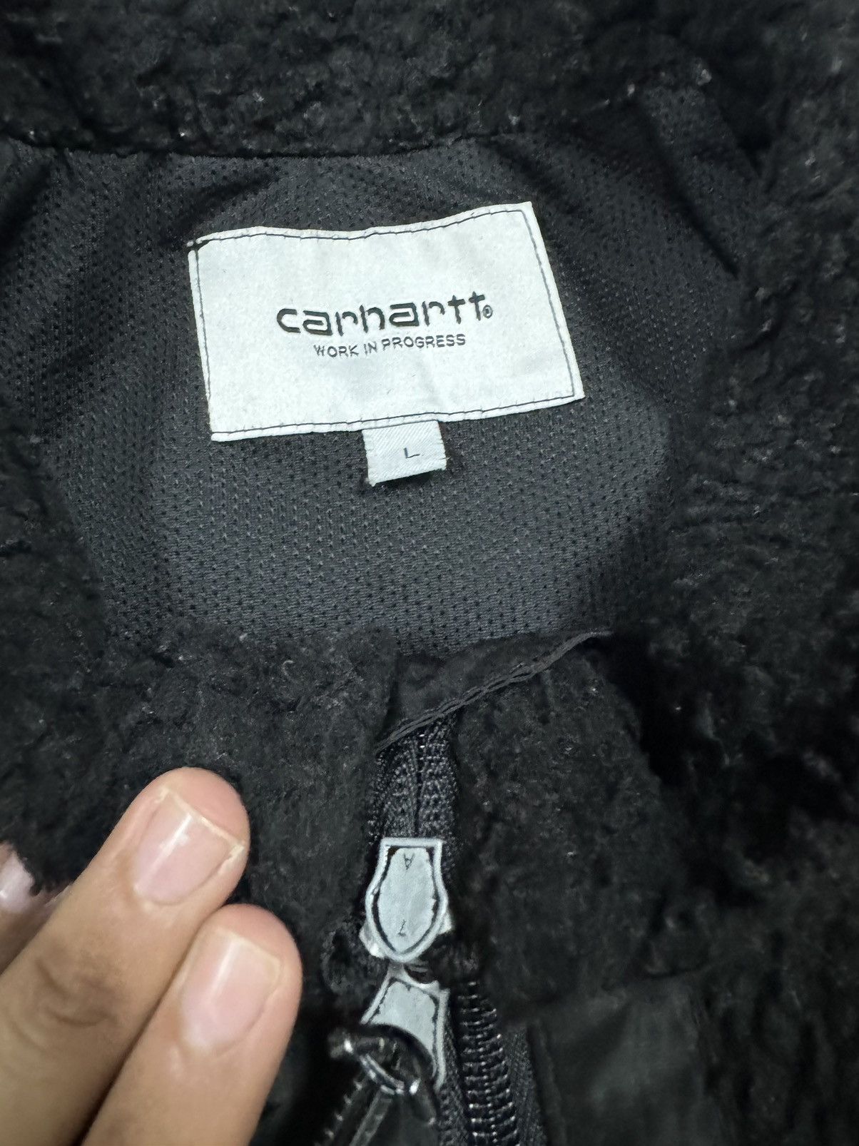 Carhartt Carhartt Wip Prentis Liner Black Jacket/Sherpa Fleece#20 Size US L / EU 52-54 / 3 - 18 Thumbnail
